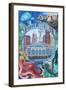 Seattle Aquarium - Seattle, WA-Lantern Press-Framed Art Print