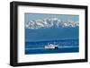 Seattle Bainbridge Island Ferry Puget Sound Olympic Snow Mountains Washington State-BILLPERRY-Framed Photographic Print