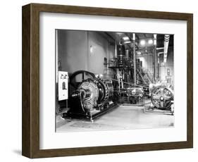 Seattle Brewing & Malting Co., Ice Machine, 1914-Asahel Curtis-Framed Giclee Print