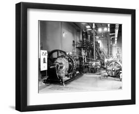 Seattle Brewing & Malting Co., Ice Machine, 1914-Asahel Curtis-Framed Giclee Print