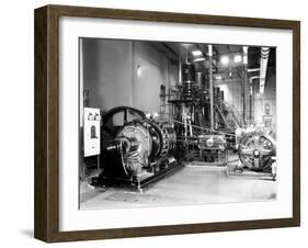 Seattle Brewing & Malting Co., Ice Machine, 1914-Asahel Curtis-Framed Giclee Print
