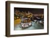 Seattle City Skyline and Marina at Night-jpldesigns-Framed Photographic Print