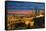 Seattle Cityscape after Sunset-jpldesigns-Framed Stretched Canvas