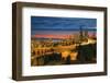 Seattle Cityscape after Sunset-jpldesigns-Framed Photographic Print