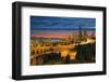 Seattle Cityscape after Sunset-jpldesigns-Framed Photographic Print