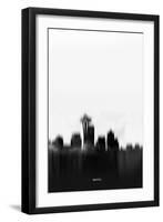 Seattle Downtown-NaxArt-Framed Art Print