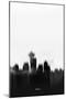 Seattle Downtown-NaxArt-Mounted Art Print