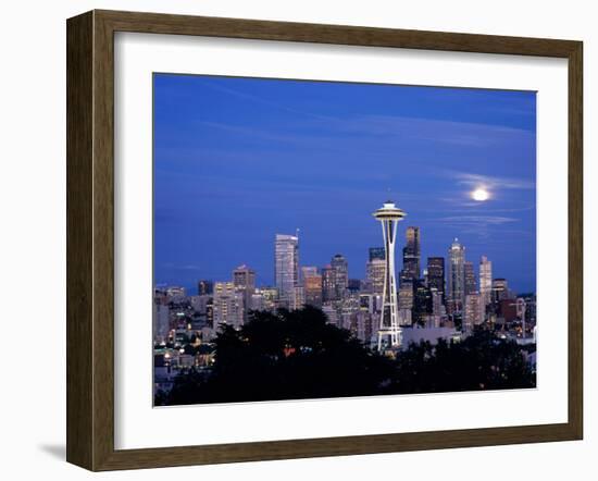 Seattle from Kerry Park, Seattle, Washington, USA-Jamie & Judy Wild-Framed Premium Photographic Print