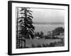 Seattle From Medina, 1916-Asahel Curtis-Framed Giclee Print