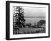 Seattle From Medina, 1916-Asahel Curtis-Framed Giclee Print