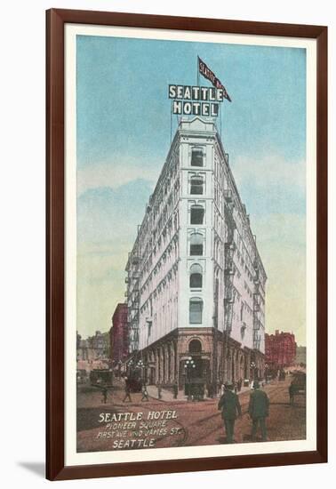 Seattle Hotel, Seattle, Washington-null-Framed Art Print