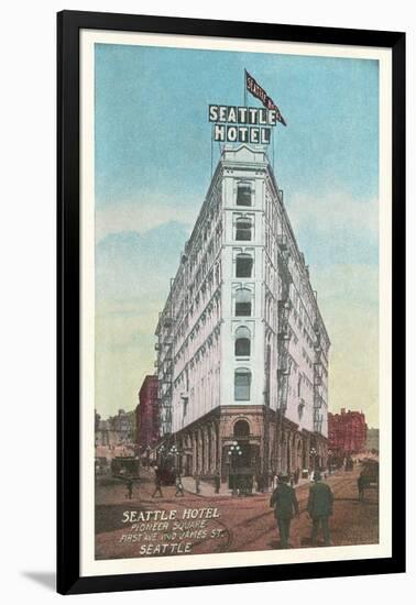 Seattle Hotel, Seattle, Washington-null-Framed Art Print