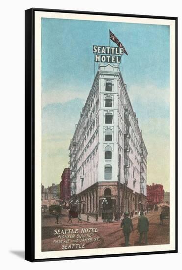 Seattle Hotel, Seattle, Washington-null-Framed Stretched Canvas