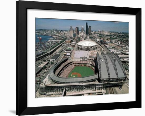 Seattle Mariners Safeco Field Sports-Mike Smith-Framed Art Print