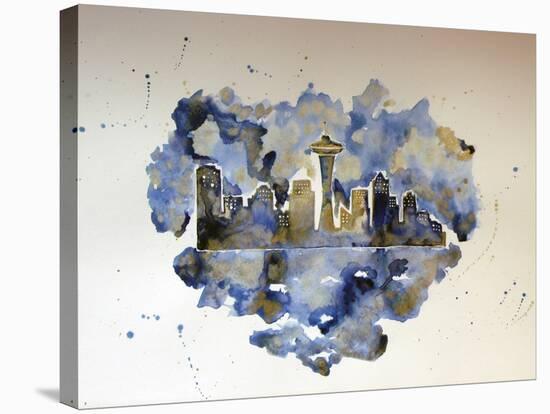 Seattle on my Mind-Lauren Moss-Stretched Canvas