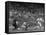 Seattle Rainiers at bat Photograph - Seattle, WA-Lantern Press-Framed Stretched Canvas