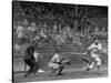 Seattle Rainiers at bat Photograph - Seattle, WA-Lantern Press-Stretched Canvas