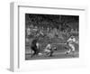 Seattle Rainiers at bat Photograph - Seattle, WA-Lantern Press-Framed Art Print