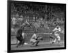 Seattle Rainiers at bat Photograph - Seattle, WA-Lantern Press-Framed Art Print