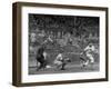 Seattle Rainiers at bat Photograph - Seattle, WA-Lantern Press-Framed Art Print