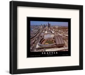 Seattle: Safeco Field, Mariners Day Game, 2003-Mike Smith-Framed Art Print