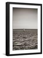 Seattle, Sailboat in Elliott Bay-Savanah Stewart-Framed Photographic Print