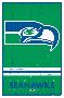 Seattle Seahawks - Retro Logo 15-null-Lamina Framed Poster