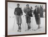 Seattle Ski Club at Silver Skis Race Photograph - Seattle, WA-Lantern Press-Framed Art Print
