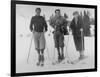 Seattle Ski Club at Silver Skis Race Photograph - Seattle, WA-Lantern Press-Framed Art Print
