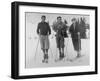 Seattle Ski Club at Silver Skis Race Photograph - Seattle, WA-Lantern Press-Framed Art Print