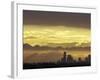 Seattle Skyline and Olympic Mountains, Washington, USA-Merrill Images-Framed Photographic Print