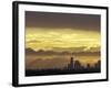 Seattle Skyline and Olympic Mountains, Washington, USA-Merrill Images-Framed Photographic Print