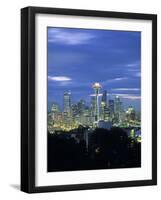 Seattle Skyline Fr. Queen Anne Hill, Washington, USA-Walter Bibikow-Framed Photographic Print