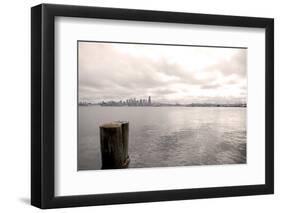 Seattle skyline from Alki, Seattle, Washington State, USA-Savanah Stewart-Framed Photographic Print