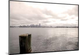 Seattle skyline from Alki, Seattle, Washington State, USA-Savanah Stewart-Mounted Photographic Print