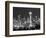 Seattle Skyline Mono-John Gusky-Framed Photographic Print