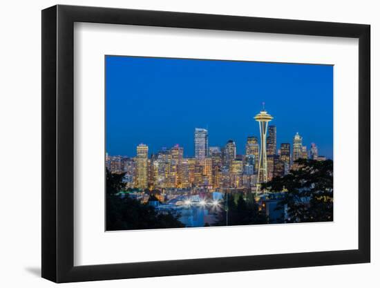 Seattle Skyline, Washington USA-sorincolac-Framed Photographic Print