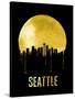 Seattle Skyline Yellow-null-Stretched Canvas