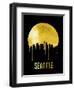 Seattle Skyline Yellow-null-Framed Art Print