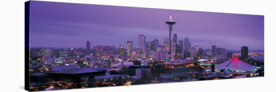 Seattle Skyline-null-Stretched Canvas