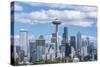 Seattle Skyline-Rob Tilley-Stretched Canvas