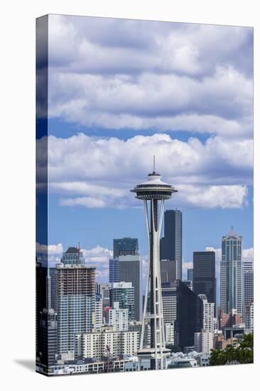 Seattle Skyline-Rob Tilley-Stretched Canvas