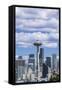 Seattle Skyline-Rob Tilley-Framed Stretched Canvas