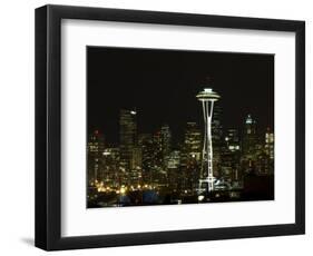 Seattle Skyline-John Gusky-Framed Photographic Print