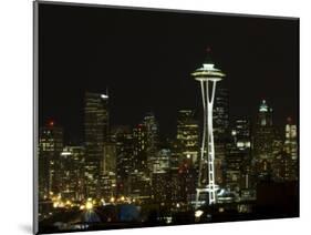 Seattle Skyline-John Gusky-Mounted Photographic Print