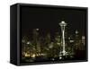 Seattle Skyline-John Gusky-Framed Stretched Canvas