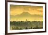 Seattle Space Needle and Olympic Mountains beyond, seen from downtown Bellevue, WA, USA-Stuart Westmorland-Framed Photographic Print