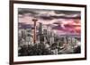 Seattle - Space Needle-null-Framed Art Print