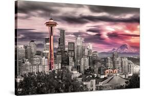 Seattle - Space Needle-null-Stretched Canvas