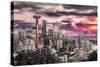 Seattle - Space Needle-null-Stretched Canvas